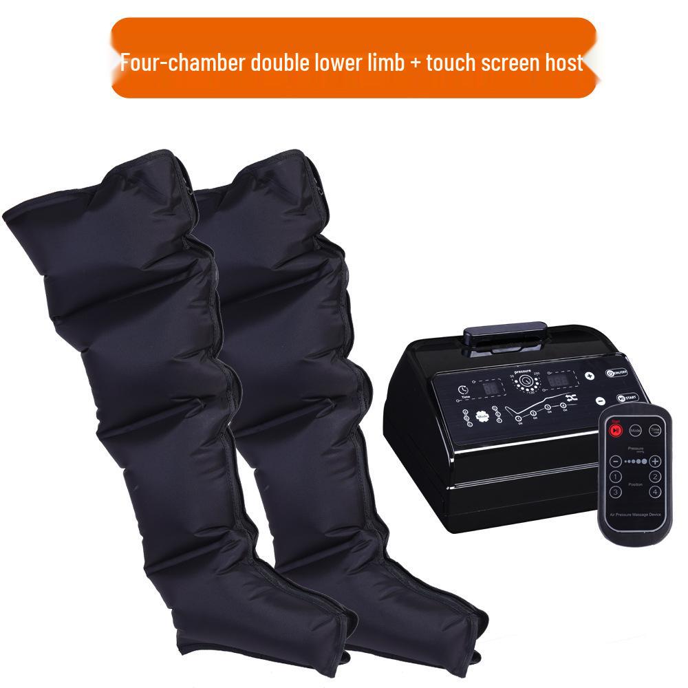 Pneumatic Six-Chamber Leg Massager with Air Wave Therapy