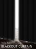 2panels 100% Blackout Curtains, Curtains for Living Room, Bedroom, Balcony, Bathroom, Modern Blackout  Window Curtain