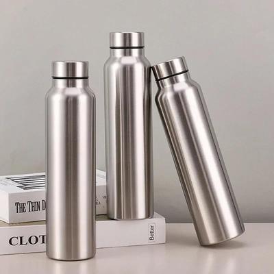 Stainless Steel Metal Water Bottle 33ozSports Water Bottle Single Wall Cold Water Bottle Reusable Leakproof Stainless Steel
