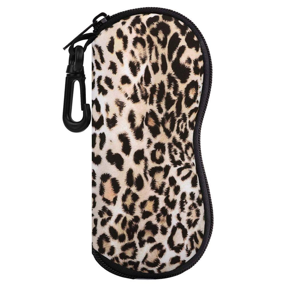 Soft Sunglasses Case Durable Reading Glasses Case Fashion Zipper Glasses Pouch  for Men and Women