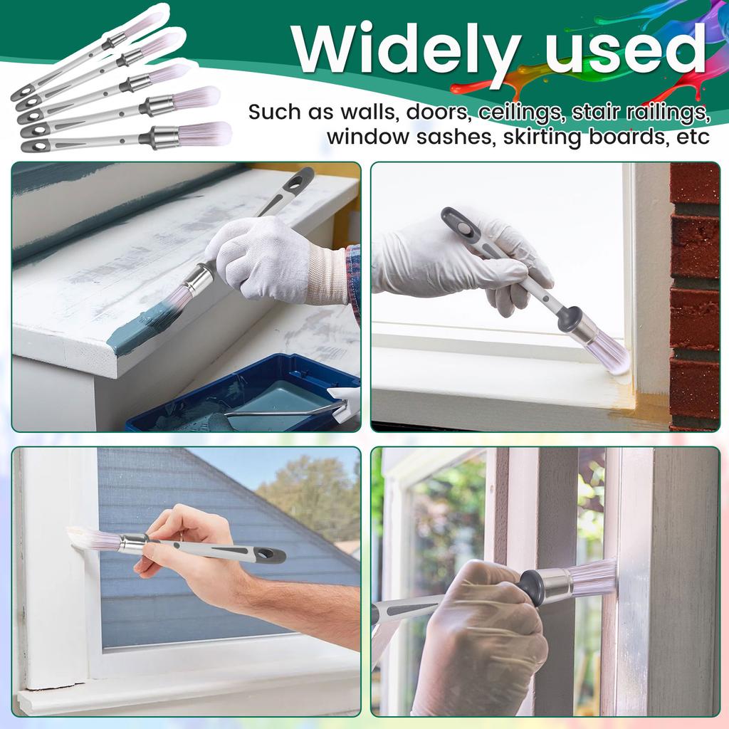 5/7/14Pcs Small Paint Brushes Set Multiple Sizes Fine Drawing Tapered Tip Trim Paint Brushes Precise Control Edge Painting Tools