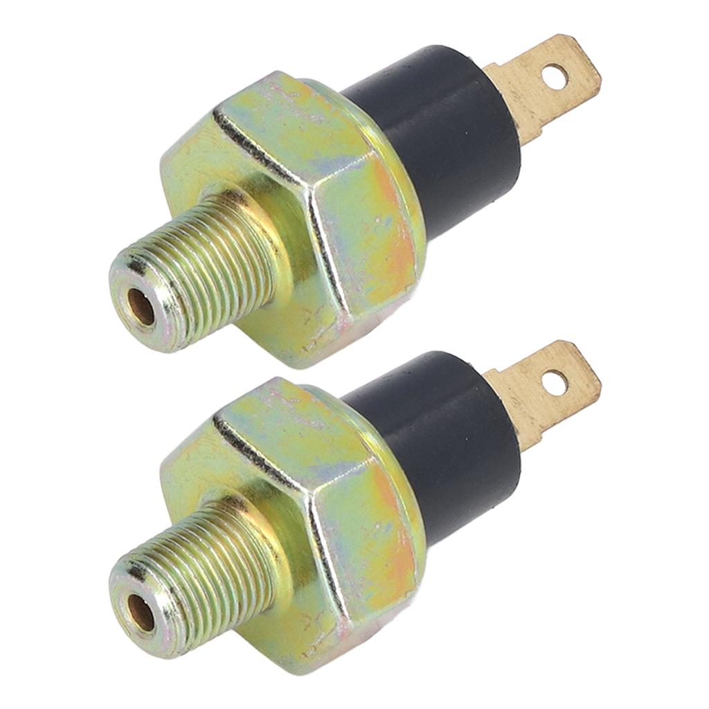 2Pcs Engine Oil Pressure Sensor Male Thread Oil Pressure Transducer for Air Cooled Diesel Engine