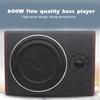 8 inch Car Stereo Refitting Ultrathin Subwoofer High Power 12.0V Wood Leather Stereo With High Pitches 600W Subwoofer