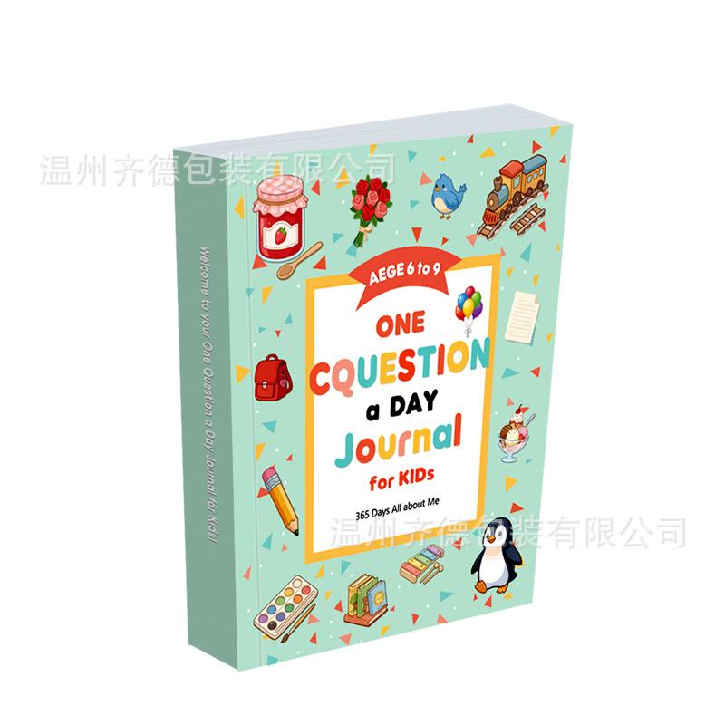 Kids Gratitude Journal English Inner Page Daily Check In Agenda Planner Notebook 1pcs