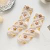 5Pairs Embroidery Women Cotton Socks Breathable Autumn Flower Socks Mid Tube Socks Girls  for Girls
