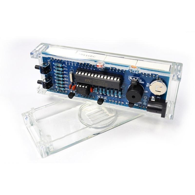 Electronic DIY Digital Clock Making Set Digital Tube LED Clock Single Chip Microcomputer Weldings Training Alarm Clock