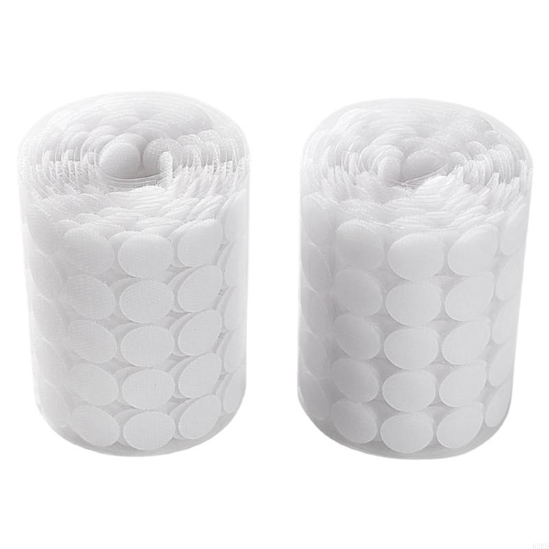 62KD 1000pcs Double Adhesive Tape Dot White Sticker Convenient Fasteners for Crafting