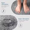 Absorbent Bathroom Mat Toilet Rug Non Slip Floor Mat Washroom Entrance Door Carpet Soft Anti Skid Bath Mat