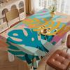 Artistic Abstract Pattern Rectangular Tablecloth - Stain-Resistant For Kitchen, Coffee Tables & Daily Use