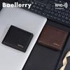 Baellerry Men's Anti-Theft RFID Short Wallet: High-End Card Holder & Coin Purse