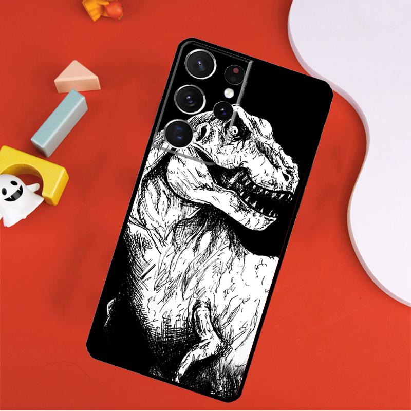 T Rex Dinosaur Tyrannosaurus Phone Case For Samsung Galaxy S25 Ultra S9 S10 S20 FE S21 S22 S23 S24 Plus S24 Ultra Cover