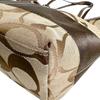 COACH canvas Signature Tote Bag canvas Brown Women 10124 Used