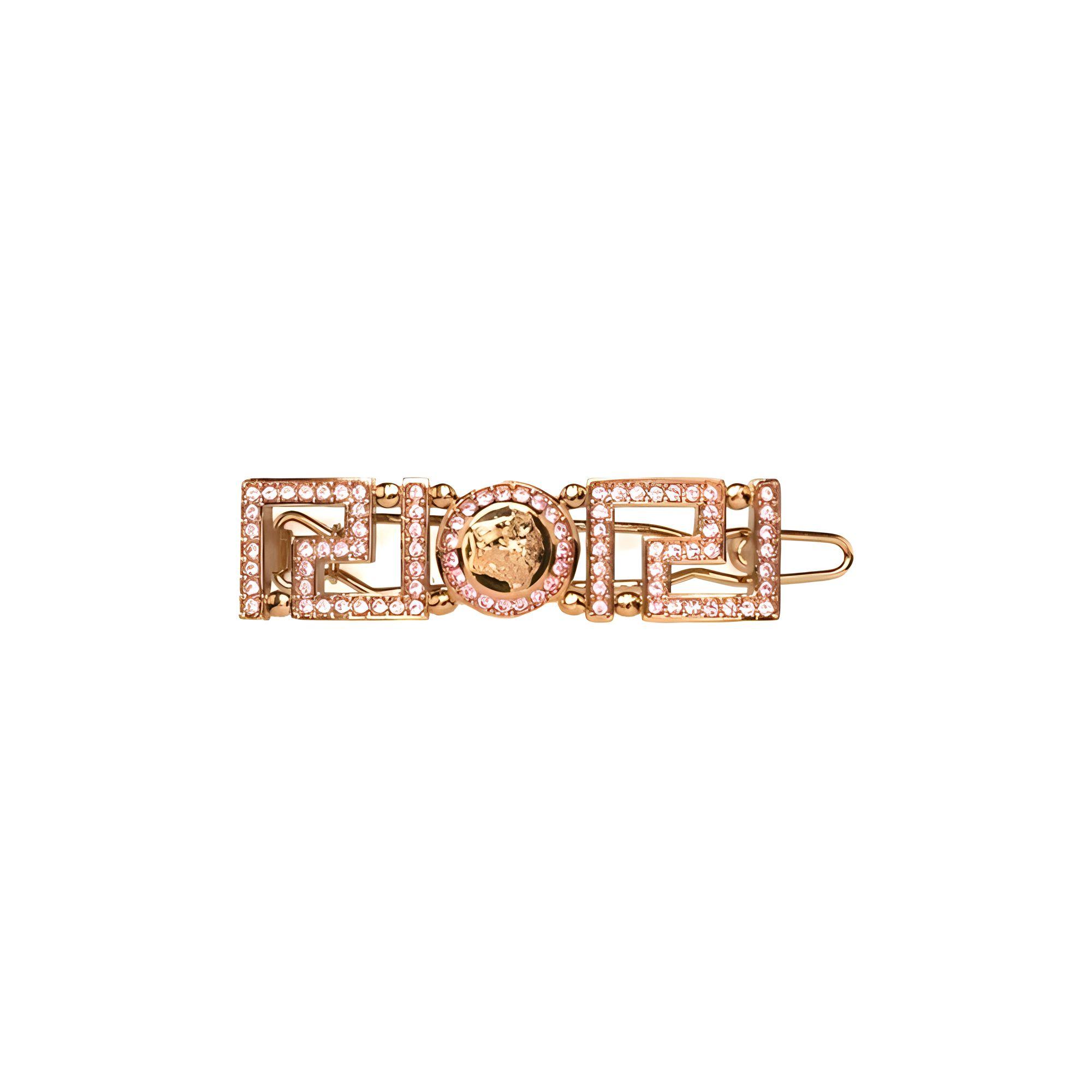 

Versace Medusa Logo Hair Clip Women Hair Accessories Gold 10111511A006214J110 F,Gold