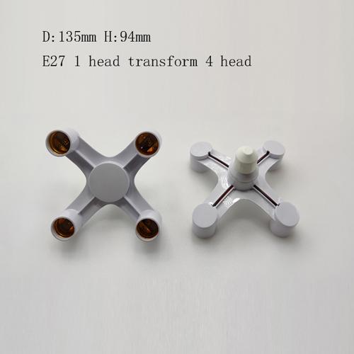 E27 To E27 LED Light Bulbs Socket Adapter Splitter Standard Lamp Holder Base Converter Extension Light Holder