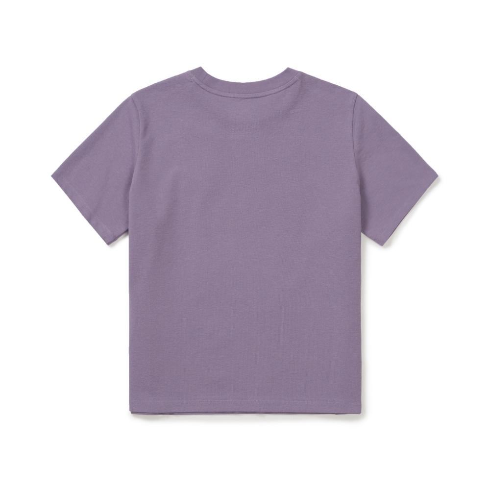 SNOWPEAK Sorona Women's Semi-Crop Short-Sleeve T-Shirt Purple (S26MWFTS05)