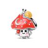 925 Silver Red Series Cat Ladybug Koi Fish Heart-Shaped Charms Beads For Women Fit Bracelet DIY Jewelry Gifts