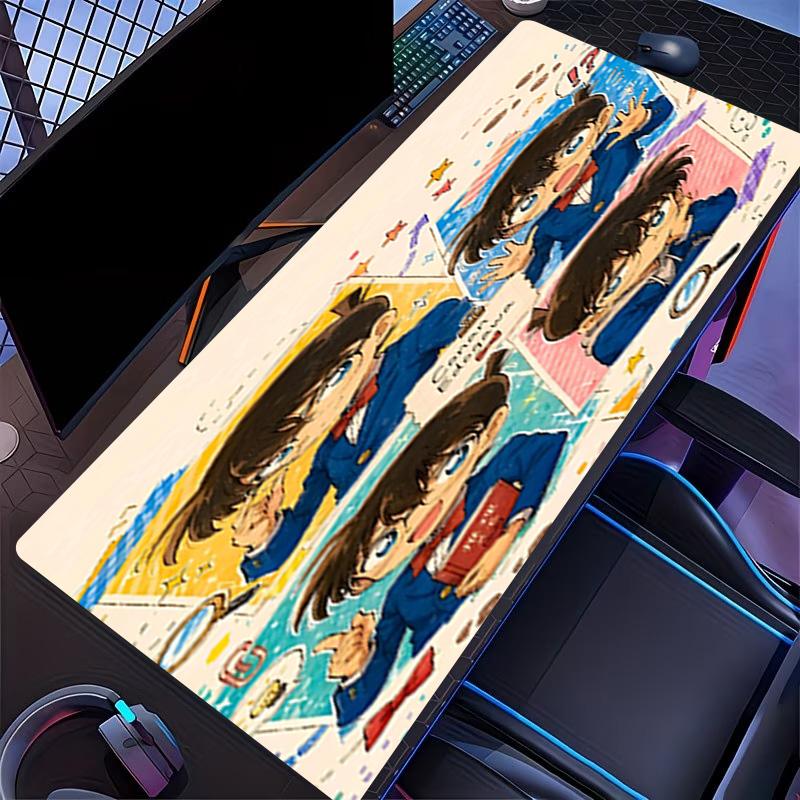 Detective Conan Print Mouse Pad, for Keyboard Pad Laptop PC Mat for Office Home Use, Desk Decor, Perfect Birthday Gift for Gamers