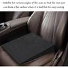 2PCS Auto Seat Wedge Leveling Cushion, Comfortable Ergonomic Wedge Foam Pad Car Seat Cushion, Angled Design Rear Seat Pad Office Chair Support Cush