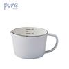 Toyoho Pure Enamel Measuring Cup, White, Small, PU-2308
