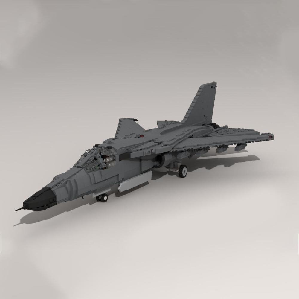 

Літак ВВС Трубкозуб Модель Винищувач Маленькі частинки Будівельний блок Іграшка для складання PDF Guide by Email