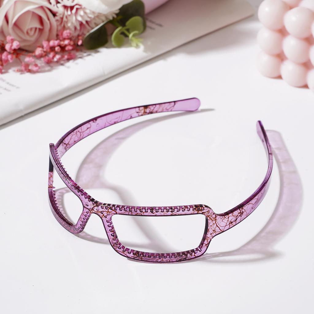 Sunglasses Frame Shape Hair Hoop Glasses Hairband For Women Girl Sweet Fixed Headband Hair Ornament Fashion Hair Accessories