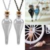 DIY Glass Bottle Necklace with Cork Stopper Wishing Potion Lucky Charm Choker