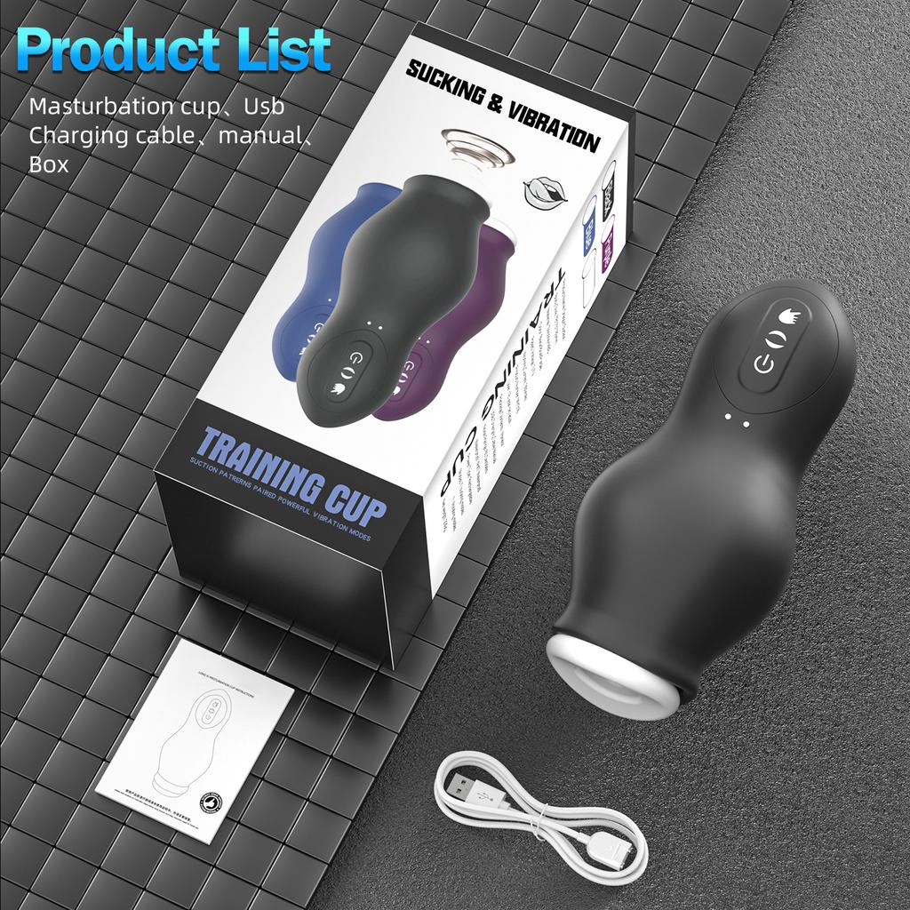 Automatic Male Masturbator Cup Glans Massager Vibrator Blowjob Vagina Trainer Penile Delay Lasting Pennis Sex Toys for Men Adult
