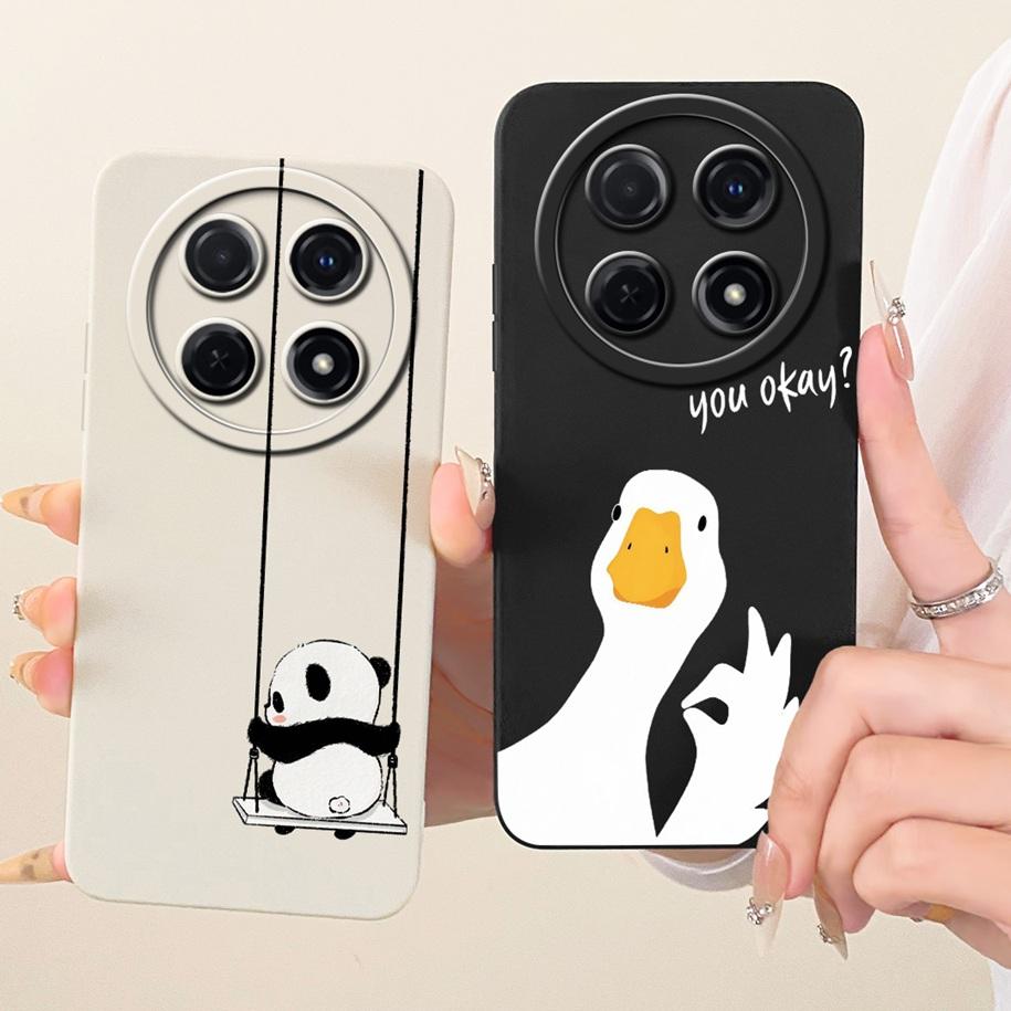 Case For Huawei Nova 12i 13i Shockproof Cover Lovely Cartoon Cat Soft Silicone Funda For Huawei Nova12i Enjoy 70 Pro Phone Shell