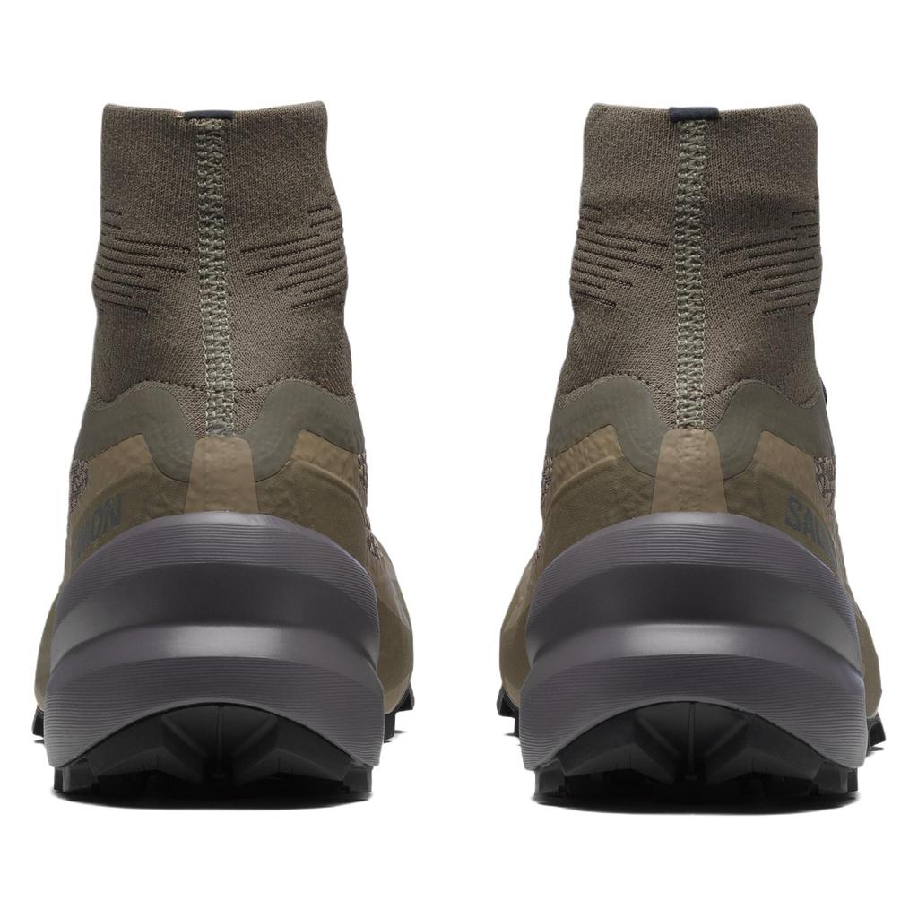 SALOMON Speedcross Advanced Comfortable Fabric Synthetic Leather Impact-Resistant Mid-Top Running Shoes Unisex Running Shoes Lime 477328