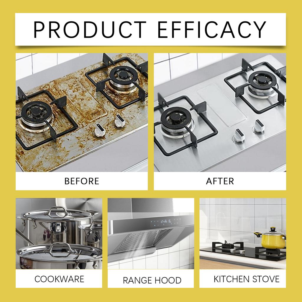 Küchenreiniger, Fettlöser, Fleckenentferner, Schaumreiniger für Haushaltsküchenarbeitsplatten 120ml