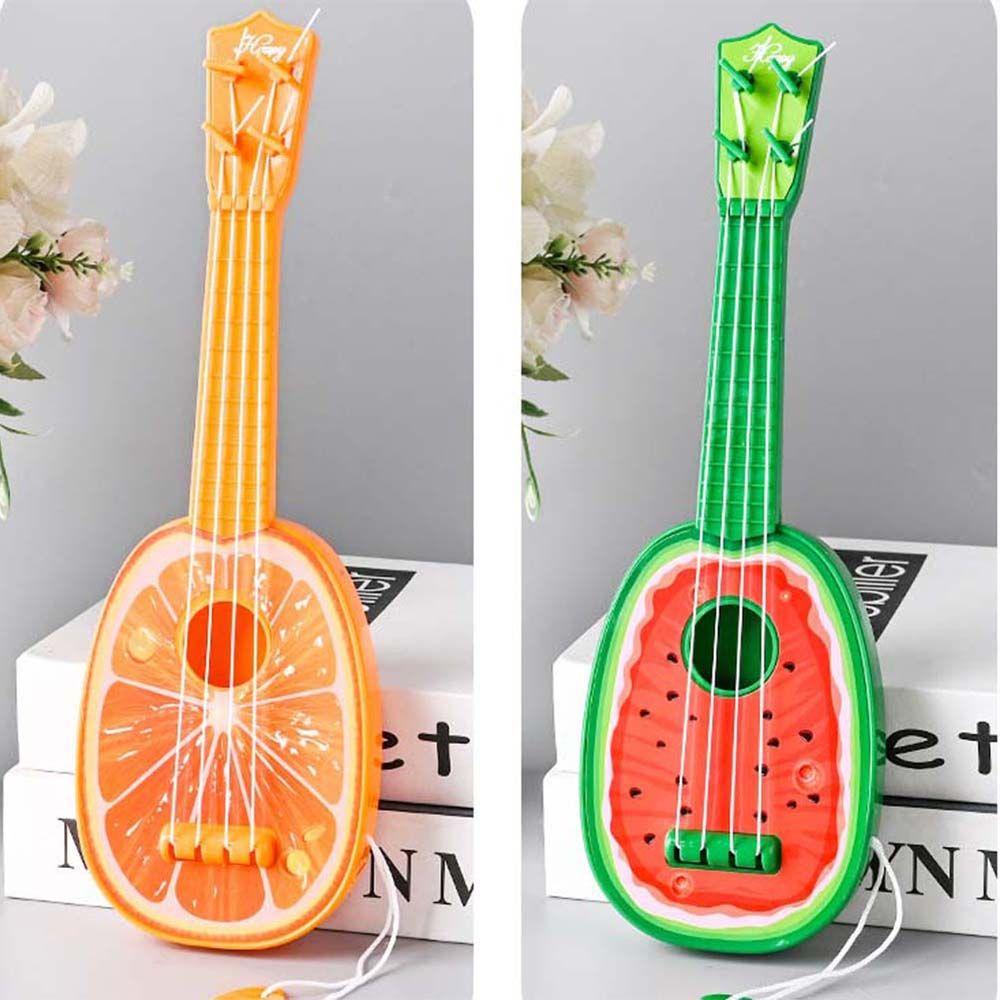 Fruit Education Leaning Toy Kids Toys Musical Instrument Toy Musical Instrument Ukulele Guitar Toy