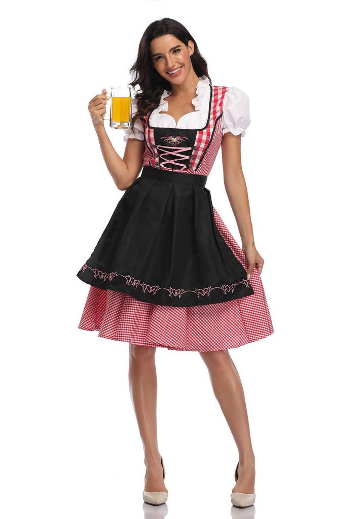 Ethnic Oktoberfest Dress S-5XL - Beer Festival Maid Costume Lingerie Set