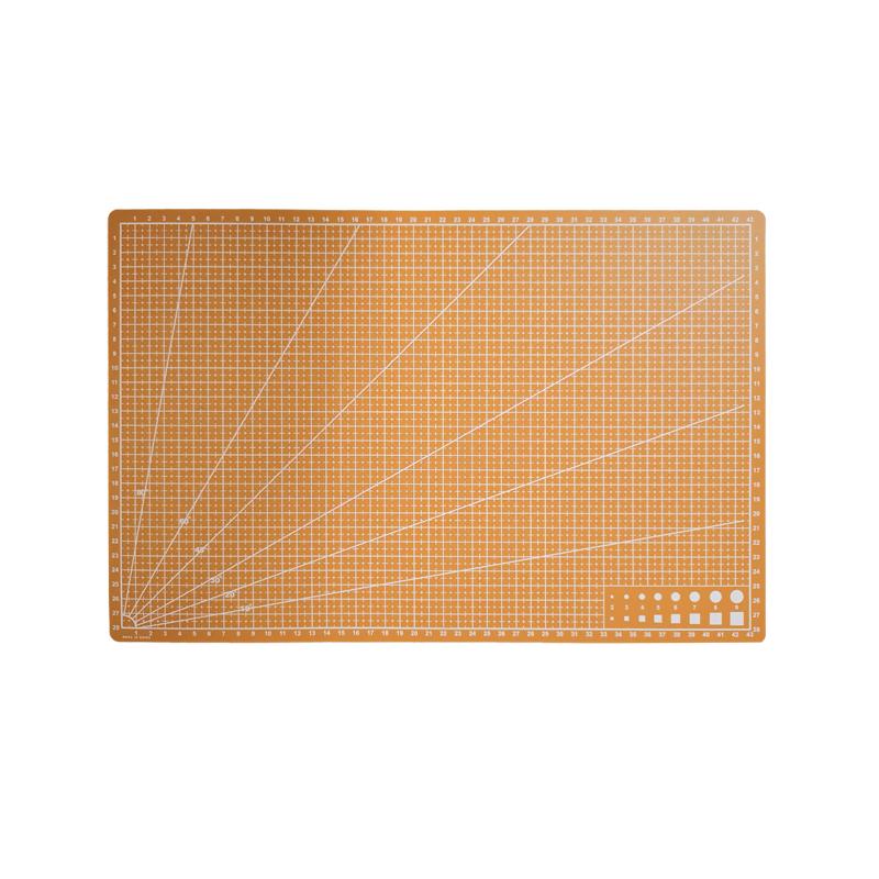 

A3 Cutting Board Grid Line Self-healing Cutting Board Craft Card Multicolor Double-sided Desktop Manual Cutting Pad 45×30x0.09cm
