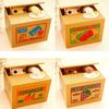 Itazura Stealing Money Meina Cat Coin Bank, Electric Money Box, Novel Gadgets & Toys