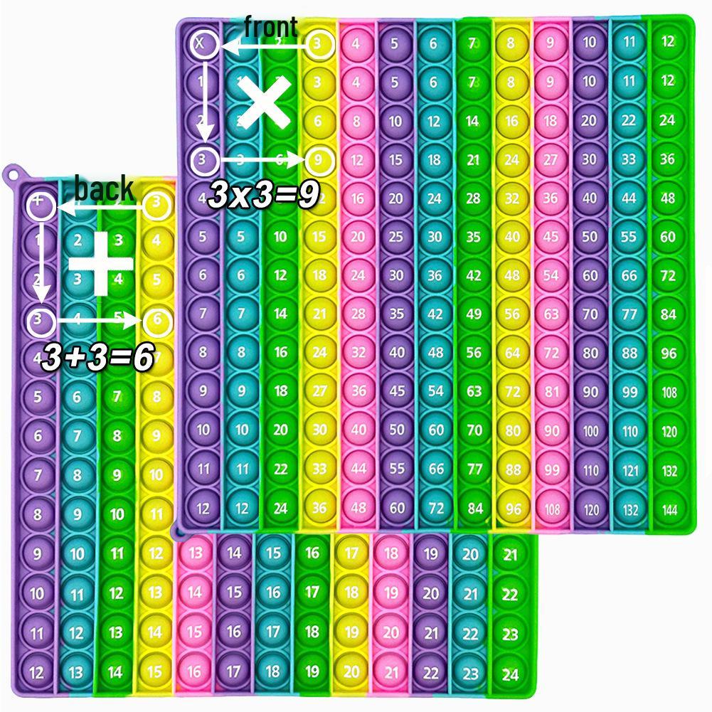 Macaron Multiplication & Addition Practice Board: Educational Math Toy
