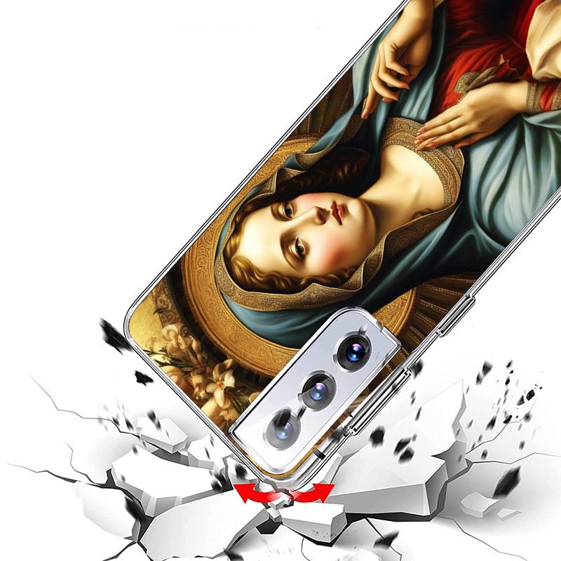 Virgin De Guadalupe Virgen Mary Phnoe Case for Samsung Galaxy S26 S25 Edge S23 S24 Ultra S22 Plus S21 S20 FE Unique Cover Soft C