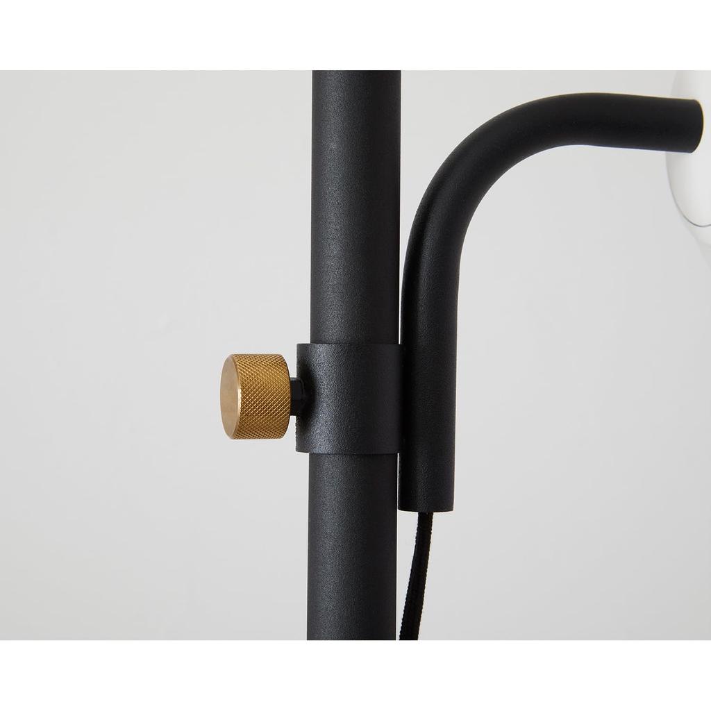 DRAW A LINE 024 Ball Lamp, Black, Vertical Only, Compatible with 001/002/003, D-BA-BK