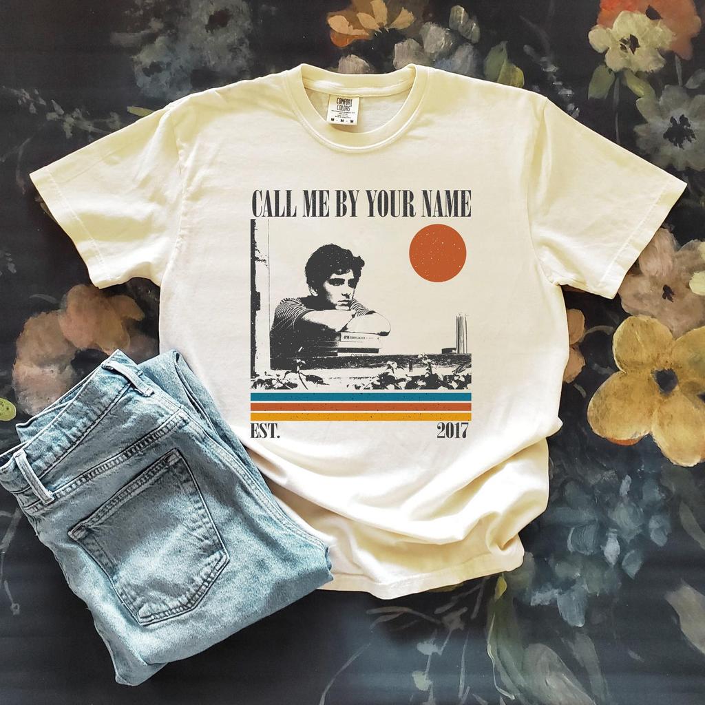 Call Me by Your Name Movie T-Shirt and kids tshirt, Retro Film Shirt and kids tshirt, Comfort Colors Unisex T-Shirt and kids tshirt