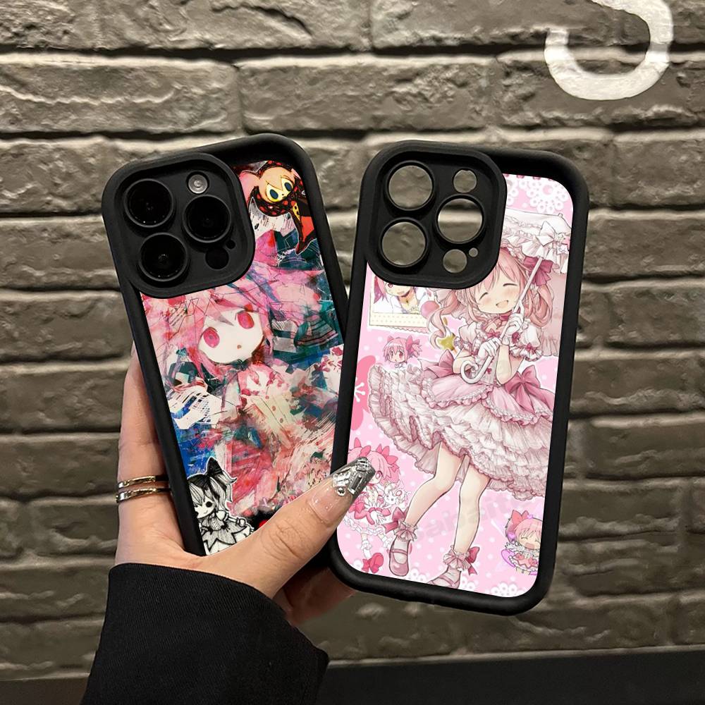 Girl Anime Puella Magi Madoka Magica TPU Phone Cover For Iphone 17 16 15 14 13 12 11 Pro Max Plus Case Cover