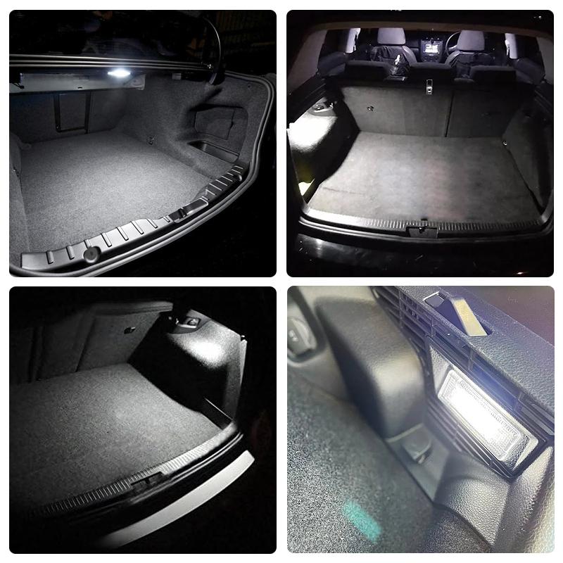 1Pcs For Seat Alhambra Altea Cordoba Ibiza Leon Toledo White LED Luggage Trunk Light