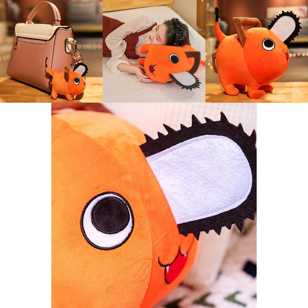 Chainsaw Man Pochita Plush Toy Stuffed Doll For All Ages Soft Squishy Non-toxic Materials Birthday Xmas Gift