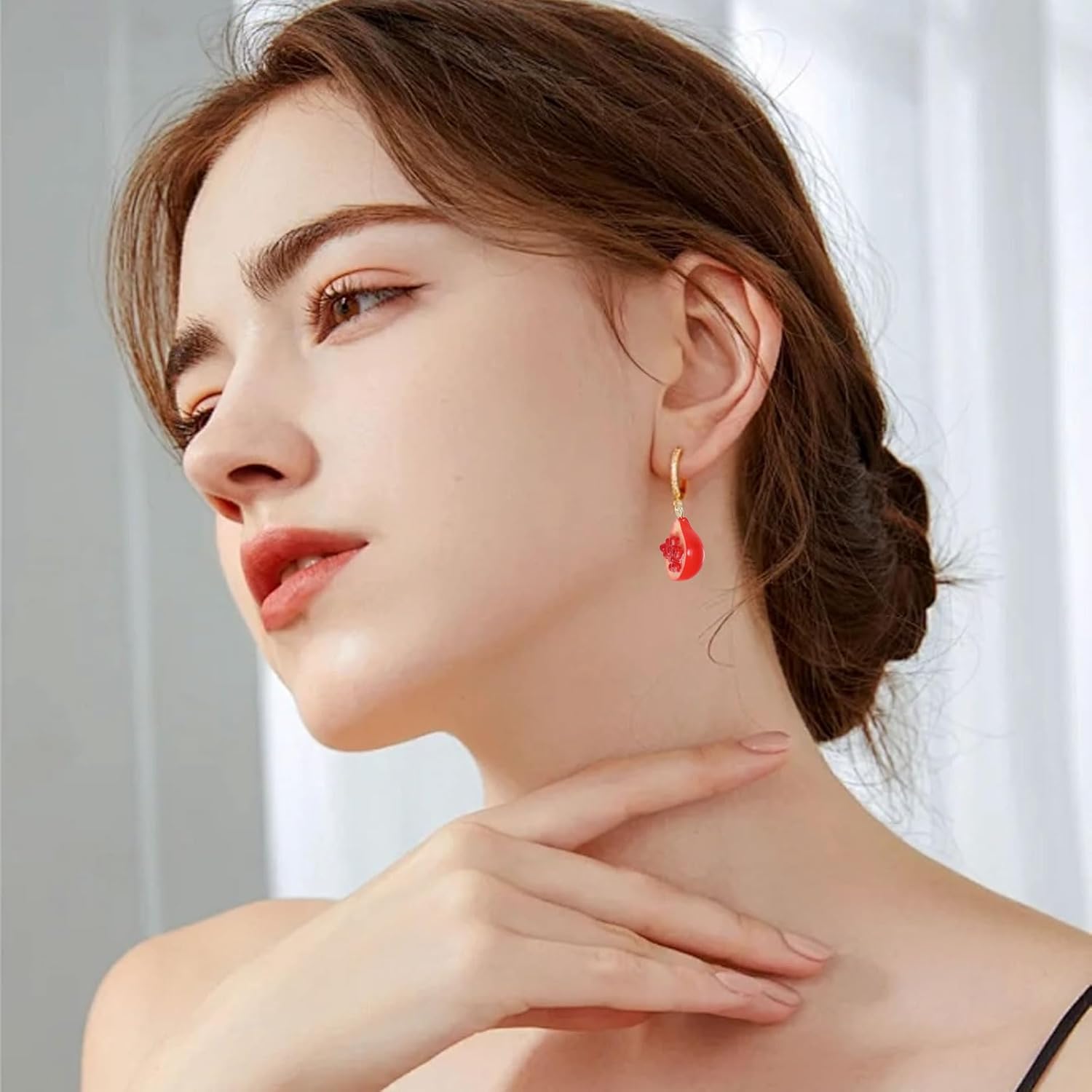 

CHGCRAFT 12 шт. 2 стиля Подвески-гранаты Смола 3D Подвески-гранаты для серег Фруктовые подвески В комплекте для DIY Серег Ожерелья Браслетов Ювелирных изделий Брелок