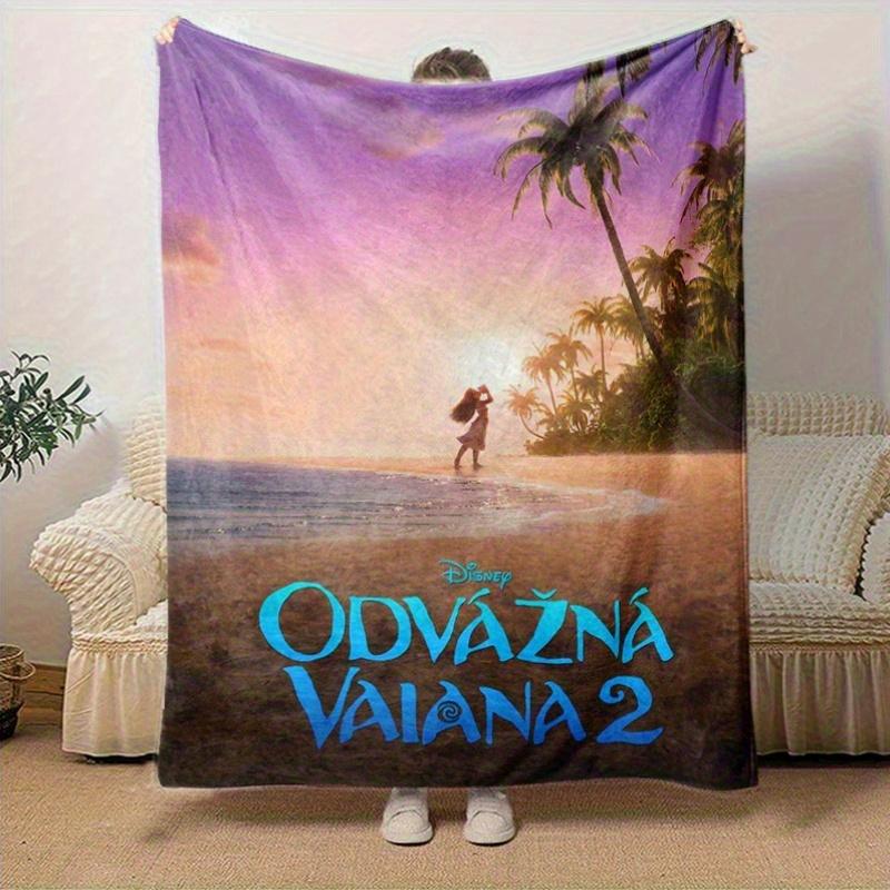 1pc, "Brave Moana 2 Adventure Blanket Perfect for Home Decor, Couch Cover, Outdoor Blankets, Gifts, Flannel Throw
