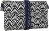 Maruzen Travel Seigaiha x 1 x Wallet, Pattern, 17.5 9.5cm