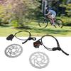 1Pair Mountain Bike Hydraulic Disc Brake Set Aluminum Alloy 2 Piston Hydraulic Disc Brake
