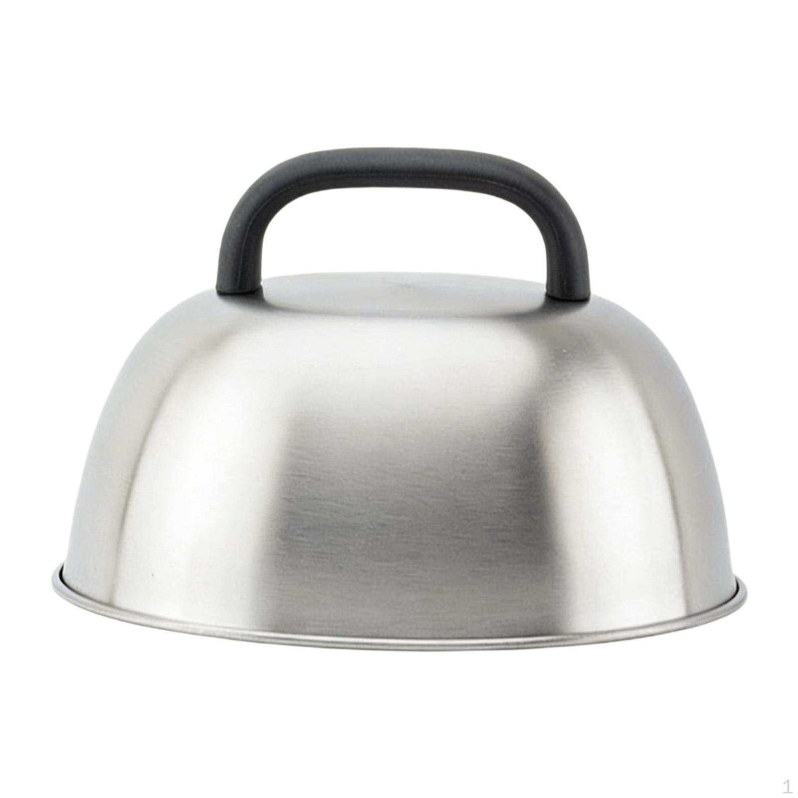 Burger Cover Griddle Accessory 6.3inch Cheese Melting Dome Food for Backyard Cooking Burgers