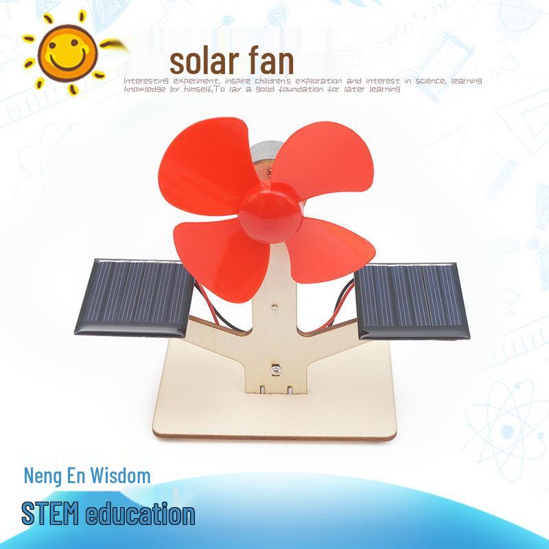 STEM Solar-Powered Fan DIY Science Kit for Primary and Middle School