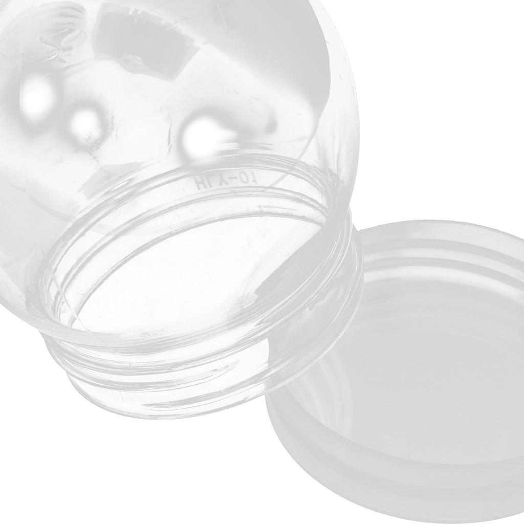 24Pcs Sturdy Clear Plastic Empty Snow Globe DIY Water Globe Kit for Holiday Crafts Making Decorative Ball Shape Globes Xmas