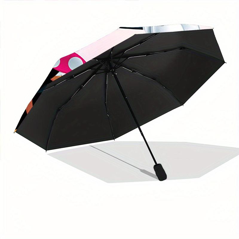 1pc Happy Minnie Mouse Automatic Opening and Closing Folding - A Good Choice for Gifts, Fashionable and Convenient Umbrella With Cute Cartoo