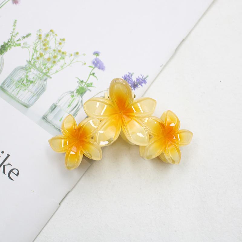 Flower Festival Hairpin Hair Claw Mother's Day Gift Hair Accessories Ladies Korean Sweet Ponytail Hair Crab Clip